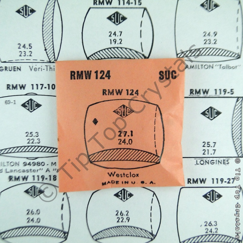 SUC RMW124 Watch Crystal - Click Image to Close