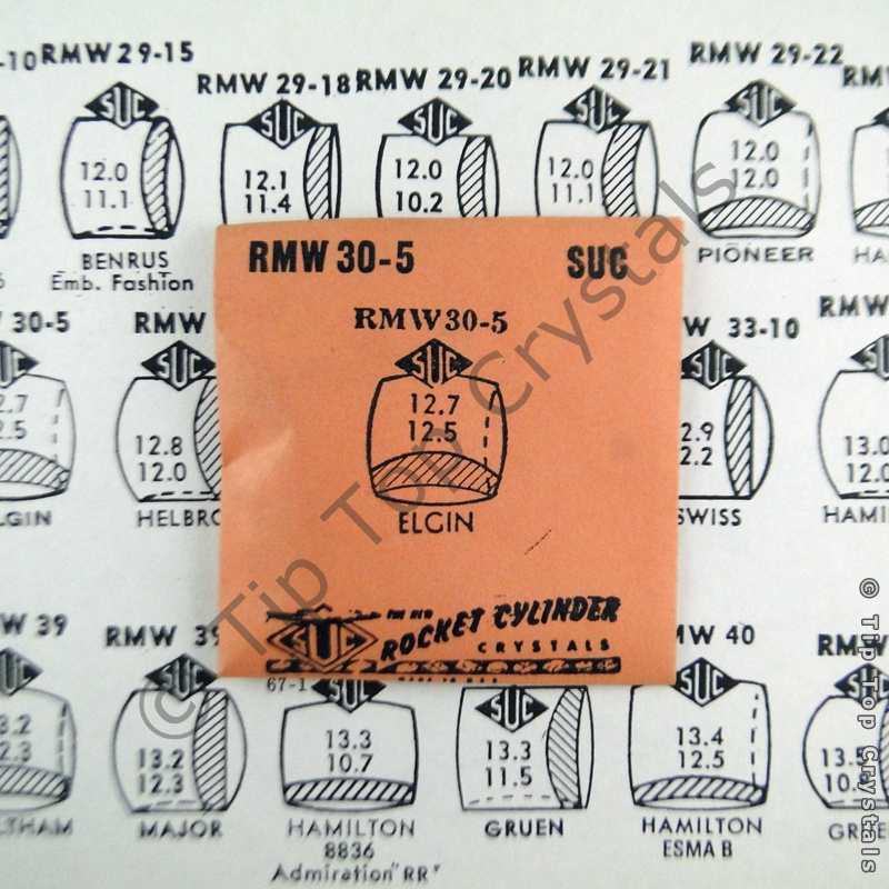 SUC RMW30-5 Watch Crystal - Click Image to Close