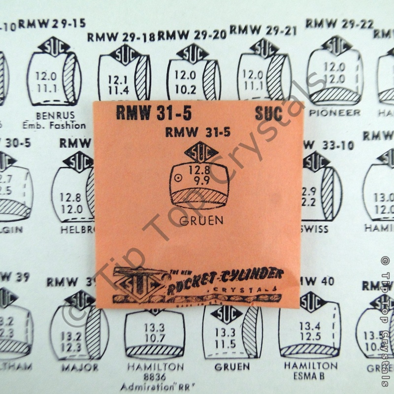 SUC RMW31-5 Watch Crystal - Click Image to Close