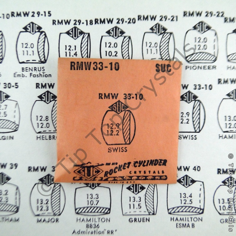 SUC RMW33-10 Watch Crystal - Click Image to Close