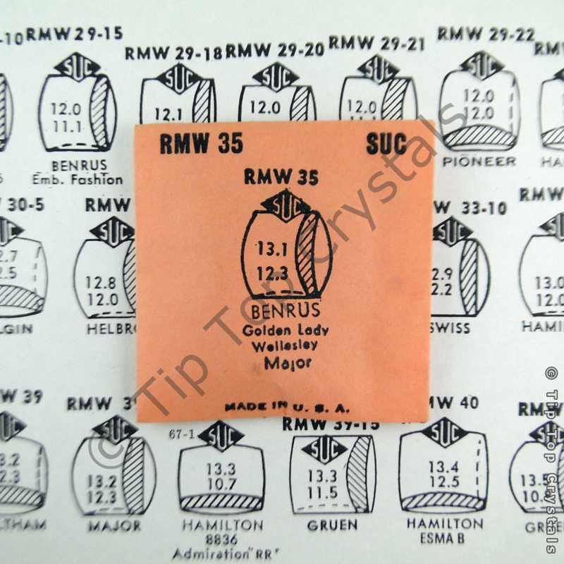 SUC RMW35 Watch Crystal - Click Image to Close