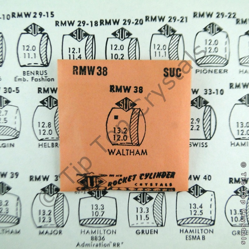 SUC RMW38 Watch Crystal - Click Image to Close