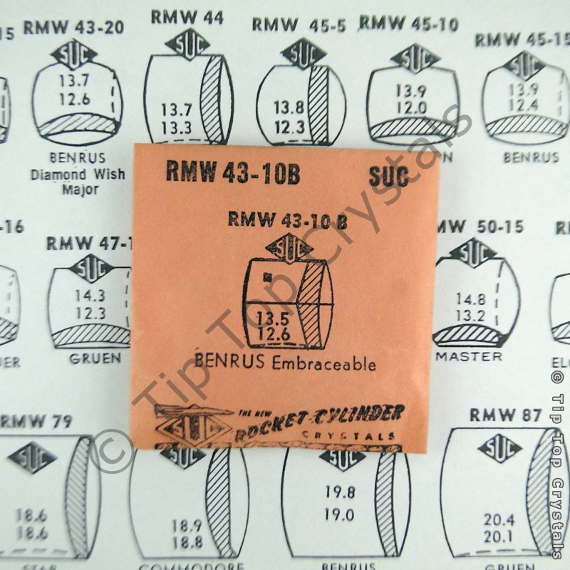 SUC RMW43-10B Watch Crystal - Click Image to Close