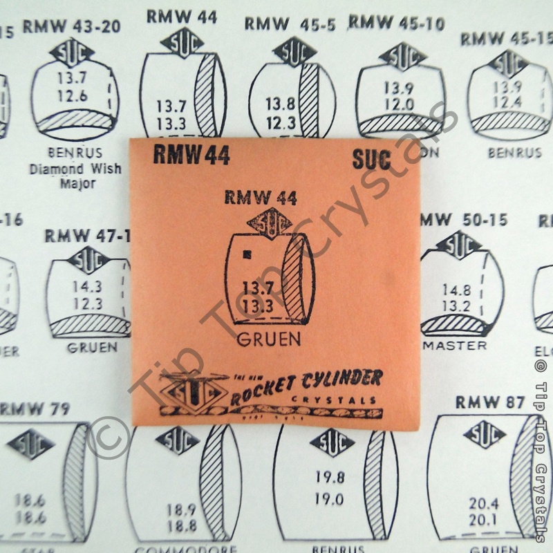 SUC RMW44 Watch Crystal - Click Image to Close