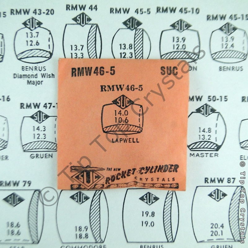 SUC RMW46-5 Watch Crystal - Click Image to Close