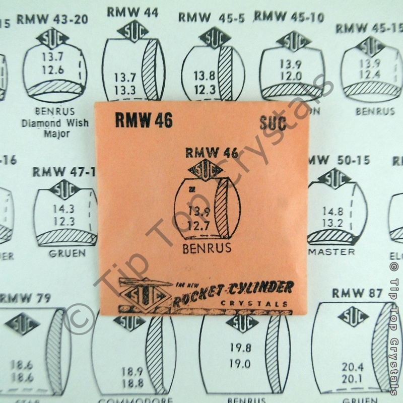 SUC RMW46 Watch Crystal - Click Image to Close