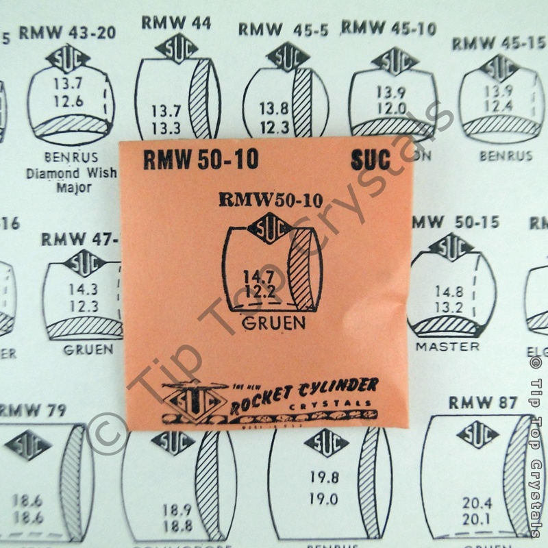 SUC RMW50-10 Watch Crystal - Click Image to Close