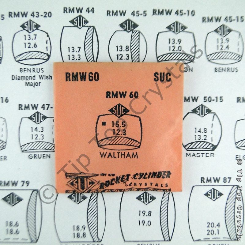 SUC RMW60 Watch Crystal - Click Image to Close