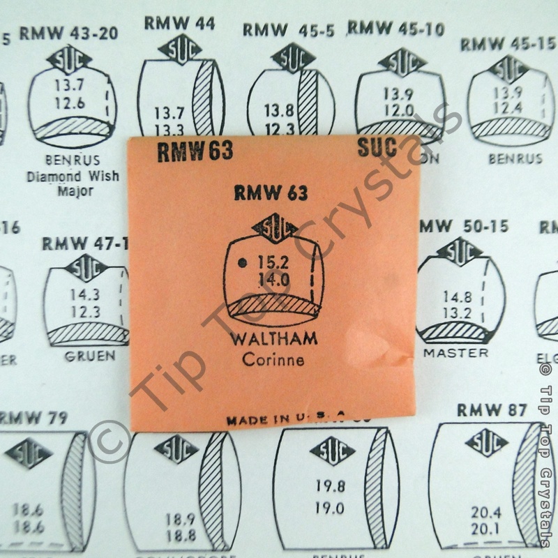 SUC RMW63 Watch Crystal - Click Image to Close