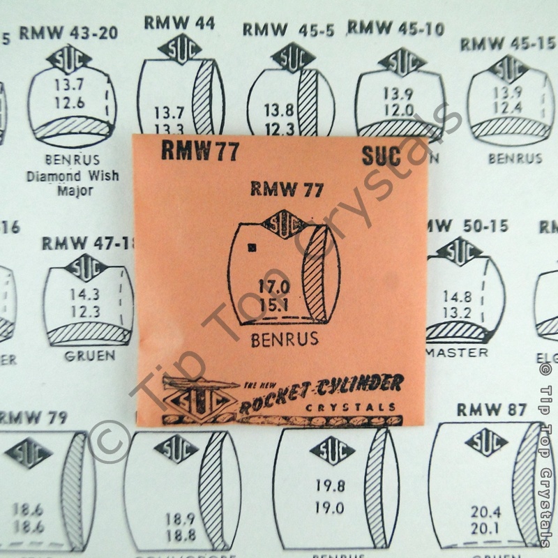 SUC RMW77 Watch Crystal - Click Image to Close