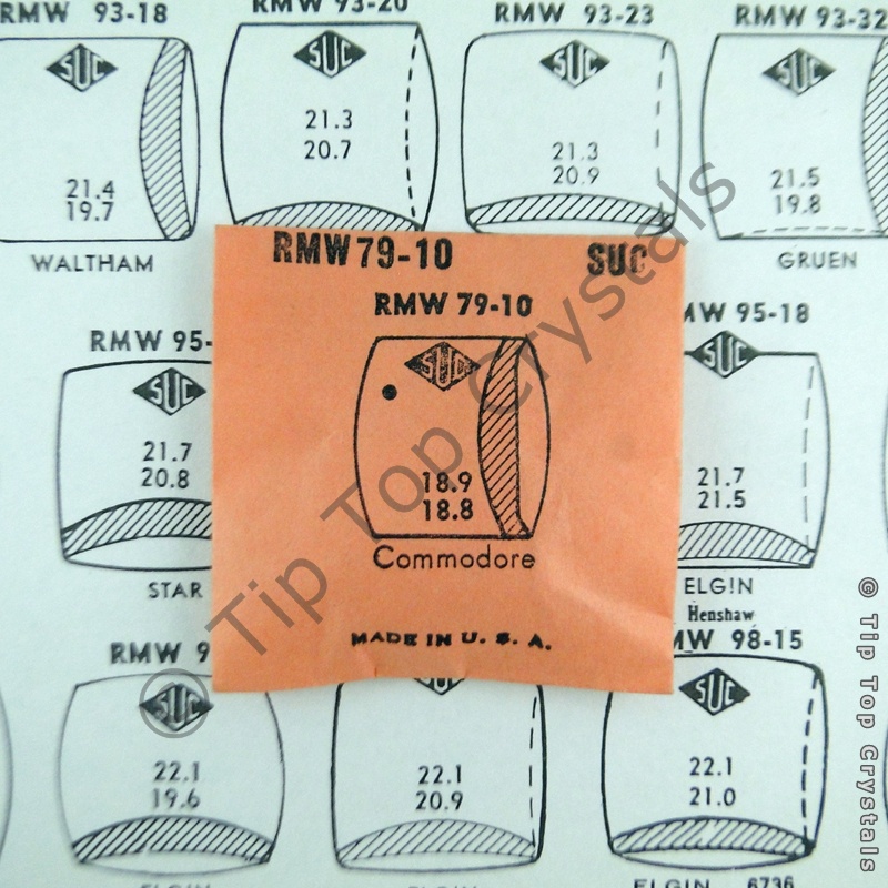 SUC RMW79-10 Watch Crystal - Click Image to Close