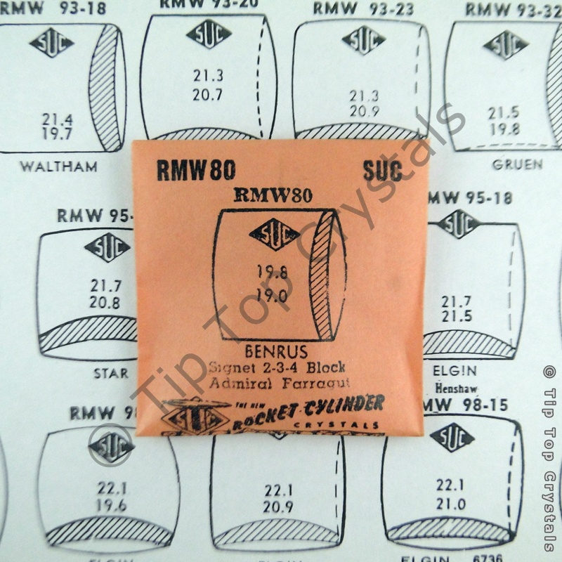 SUC RMW80 Watch Crystal - Click Image to Close