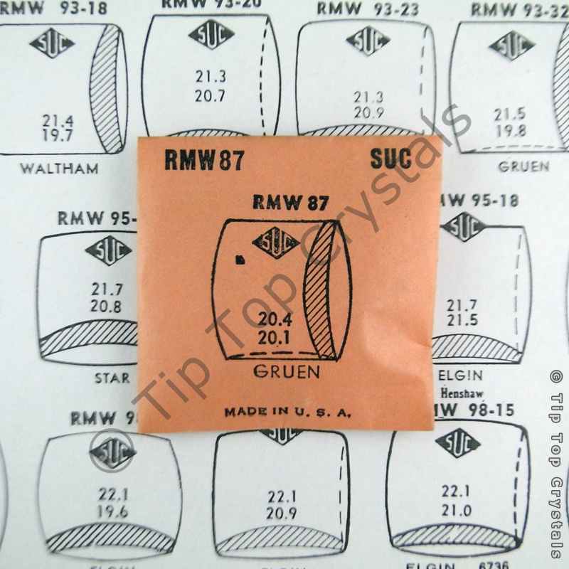 SUC RMW87 Watch Crystal - Click Image to Close