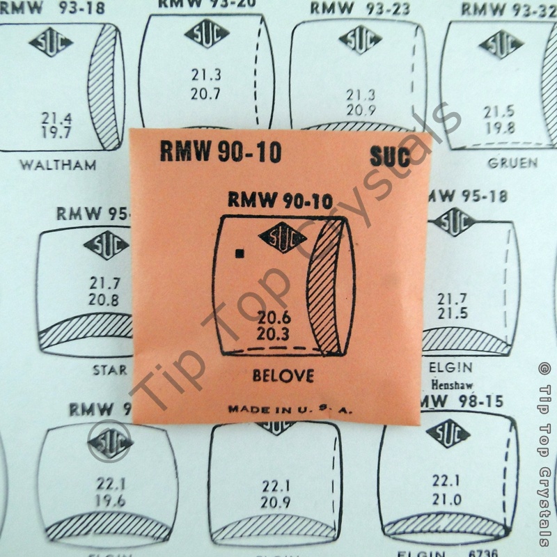 SUC RMW90-10 Watch Crystal - Click Image to Close