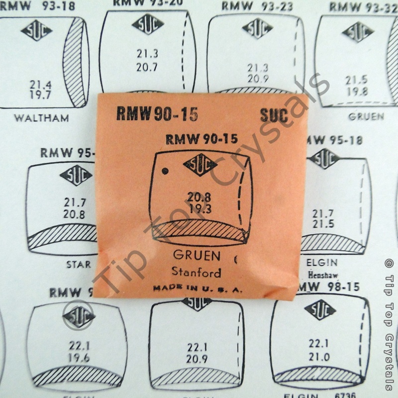 SUC RMW90-15 Watch Crystal - Click Image to Close