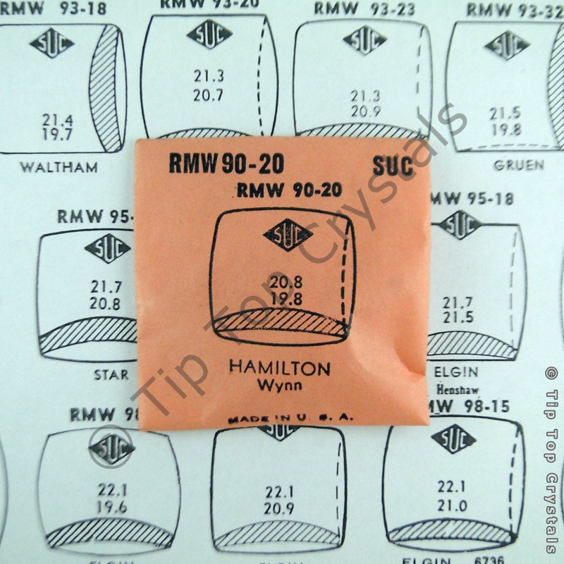 SUC RMW90-20 Watch Crystal - Click Image to Close