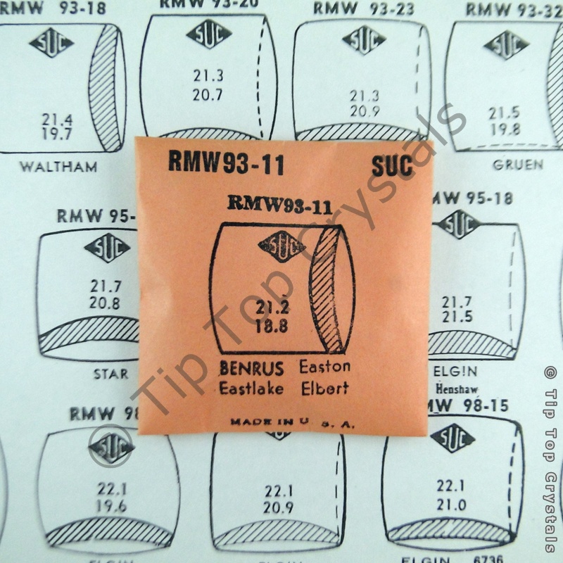 SUC RMW93-11 Watch Crystal - Click Image to Close
