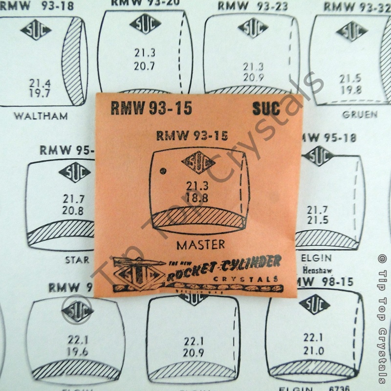 SUC RMW93-15 Watch Crystal - Click Image to Close