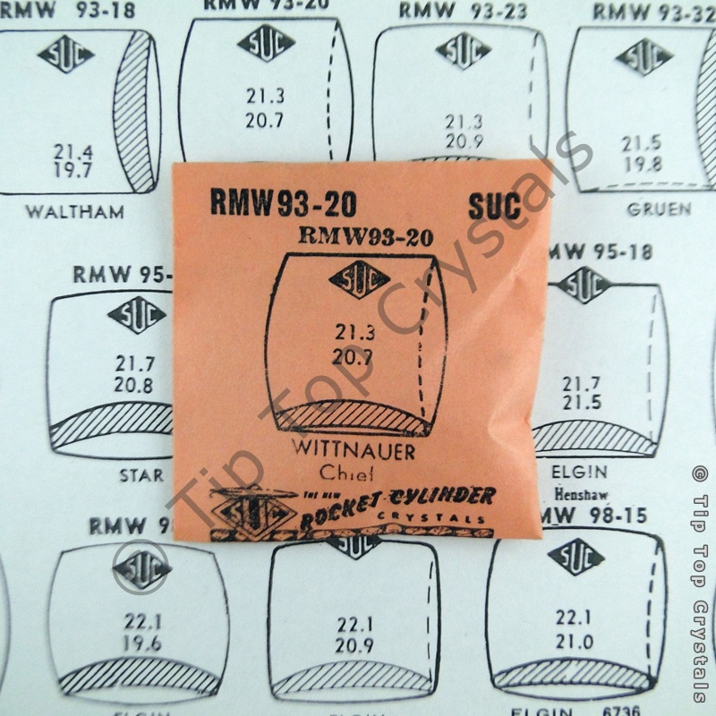 SUC RMW93-20 Watch Crystal - Click Image to Close