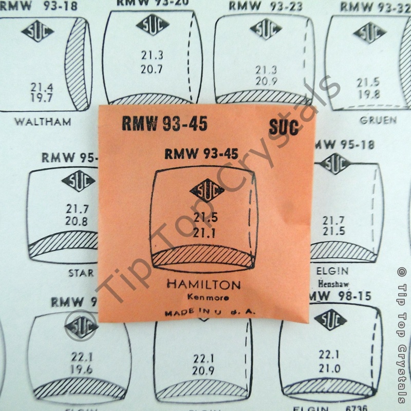 SUC RMW93-45 Watch Crystal - Click Image to Close