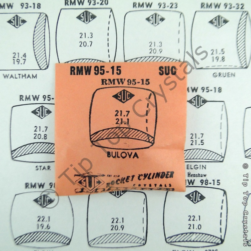 SUC RMW95-15 Watch Crystal - Click Image to Close
