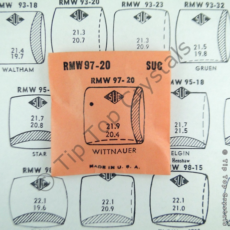 SUC RMW97-20 Watch Crystal - Click Image to Close