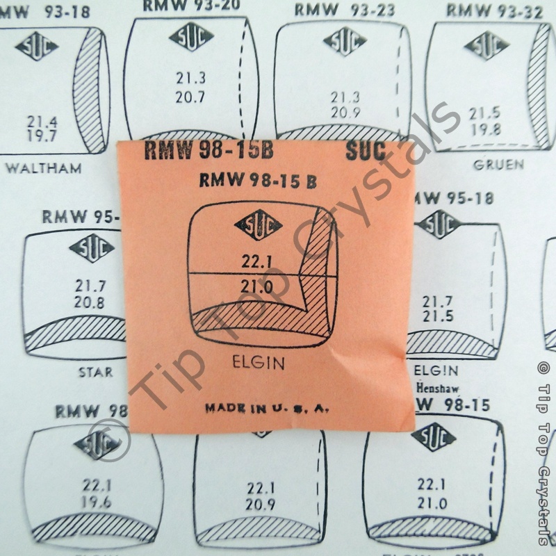 SUC RMW98-15B Watch Crystal - Click Image to Close