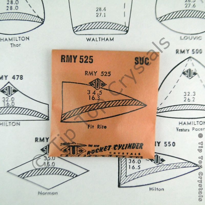 SUC RMY525 Watch Crystal - Click Image to Close