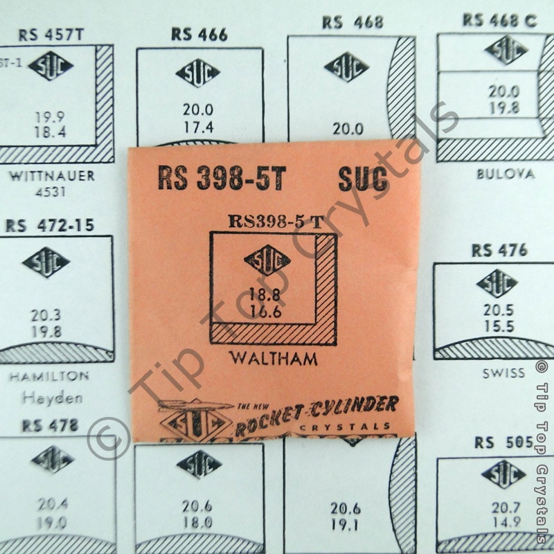 SUC RS398-5T Watch Crystal - Click Image to Close