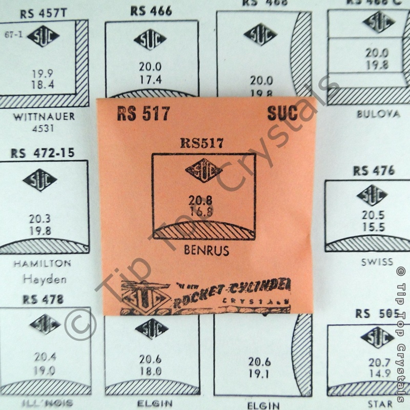 SUC RS517 Watch Crystal - Click Image to Close