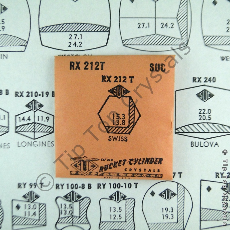 SUC RX212T Watch Crystal - Click Image to Close