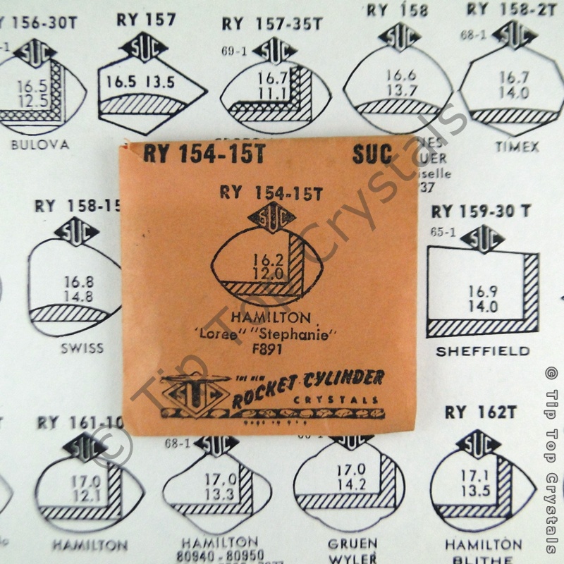 SUC RY154-15T Watch Crystal - Click Image to Close