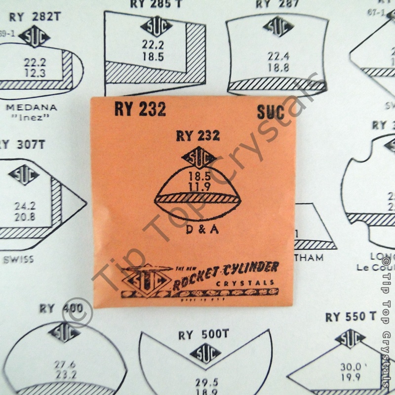 SUC RY232 Watch Crystal - Click Image to Close