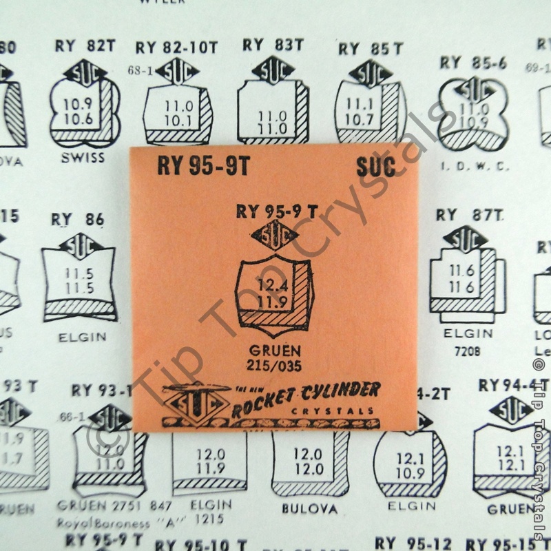SUC RY95-9T Watch Crystal - Click Image to Close