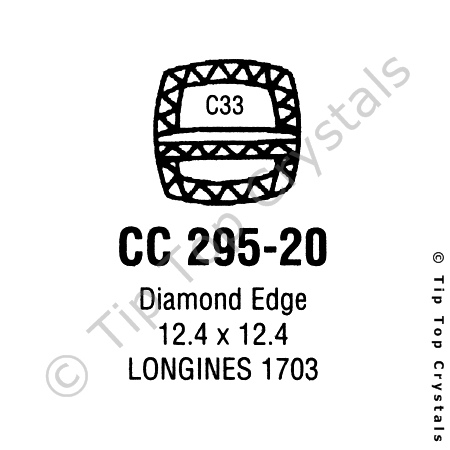 GS CC295-20 Watch Crystal
