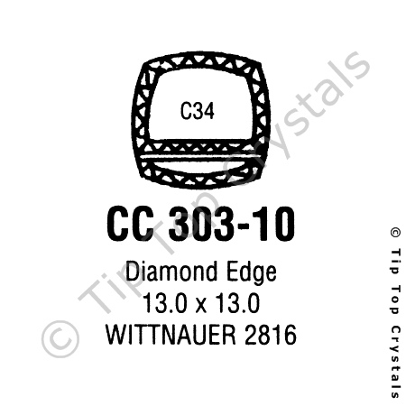 GS CC303-10 Watch Crystal