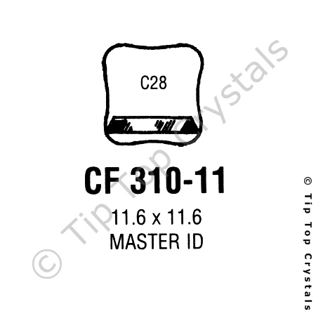 GS CF310-11 Watch Crystal