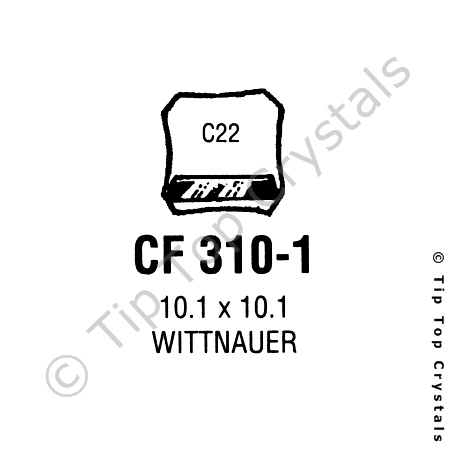 GS CF310-1 Watch Crystal