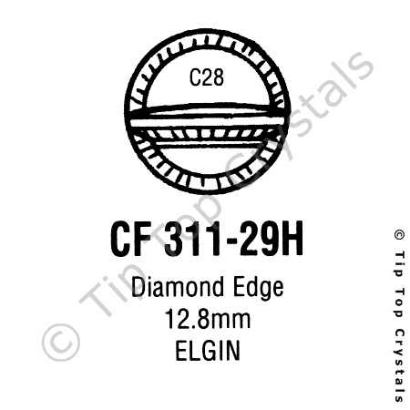 GS CF311-29H Watch Crystal