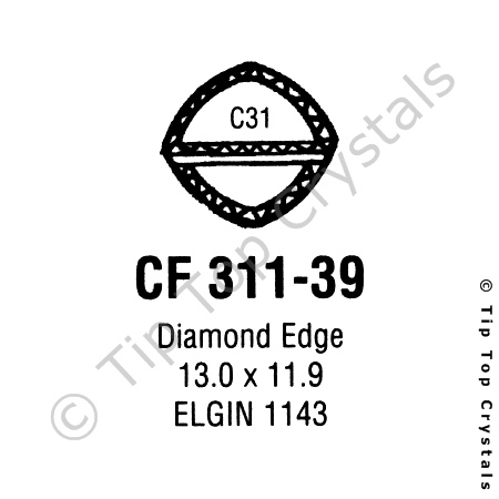 GS CF311-39 Watch Crystal