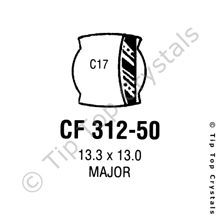 GS CF312-50 Watch Crystal