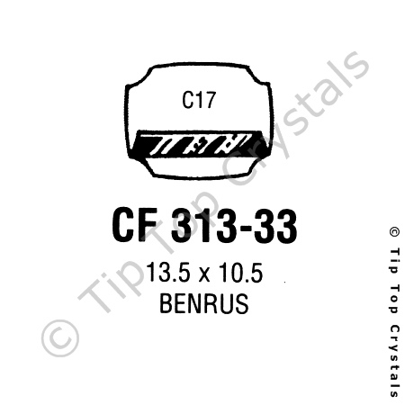 GS CF313-33 Watch Crystal