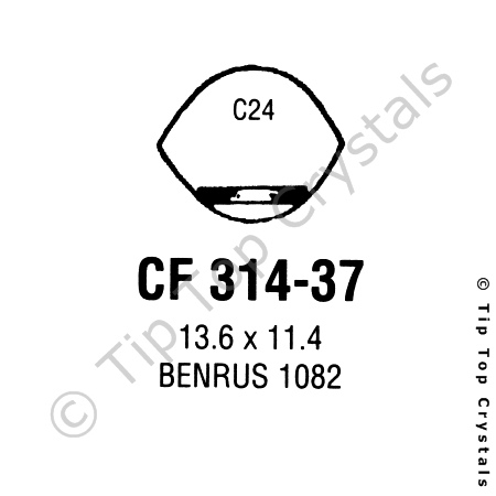GS CF314-37 Watch Crystal