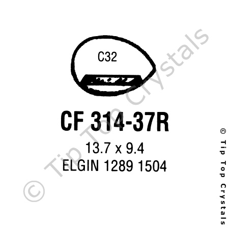 GS CF314-37R Watch Crystal