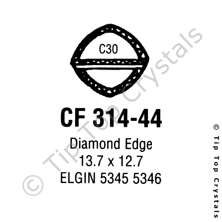 GS CF314-44 Watch Crystal