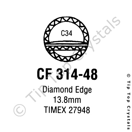 GS CF314-48 Watch Crystal