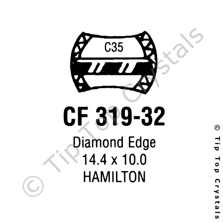 GS CF319-32 Watch Crystal
