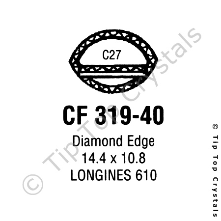 GS CF319-40 Watch Crystal