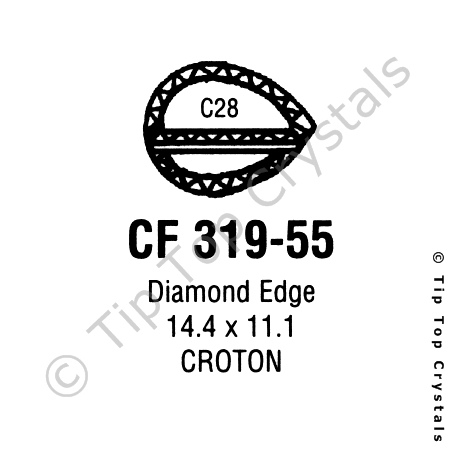 GS CF319-55 Watch Crystal