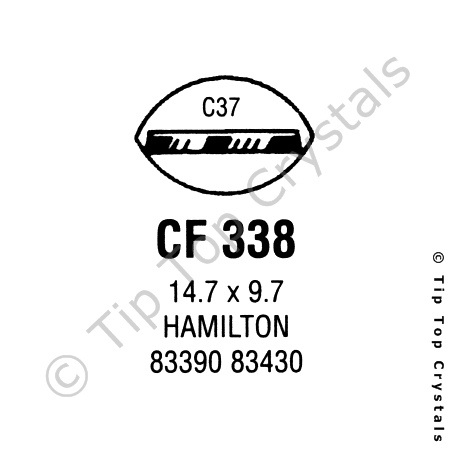 GS CF338 Watch Crystal